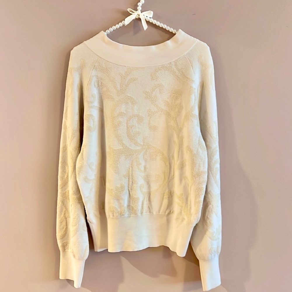 Anthropologie Mock Neck Sweatshirt